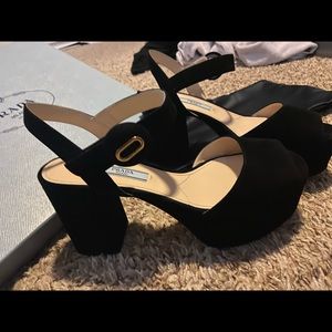 Prada platform sandals